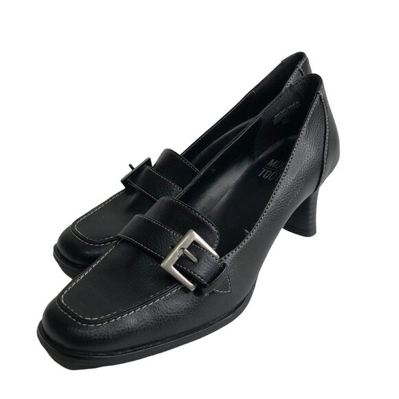 MOOTSIE TOOSIE MORUBIEK BLACK HEEL PUMPS WOMEN SHOES SIZE 6 - Picture 2 of 9